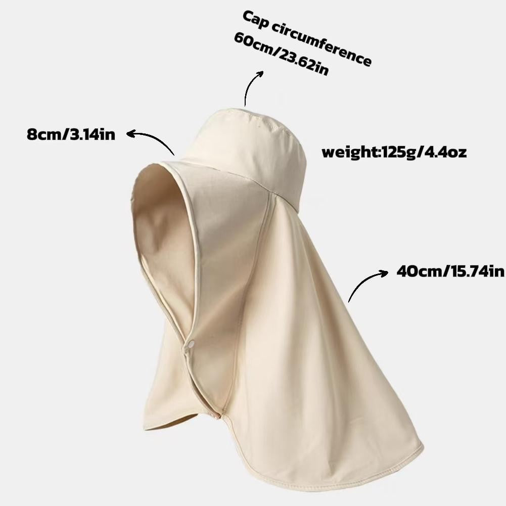 Sun Protection Hat,UV Neck Protection Beach