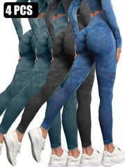 4PACK Active Yoga Pants Women's Yoga Pants