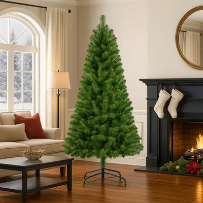 7-foot unlit artificial Christmas tree with 775 branch tips