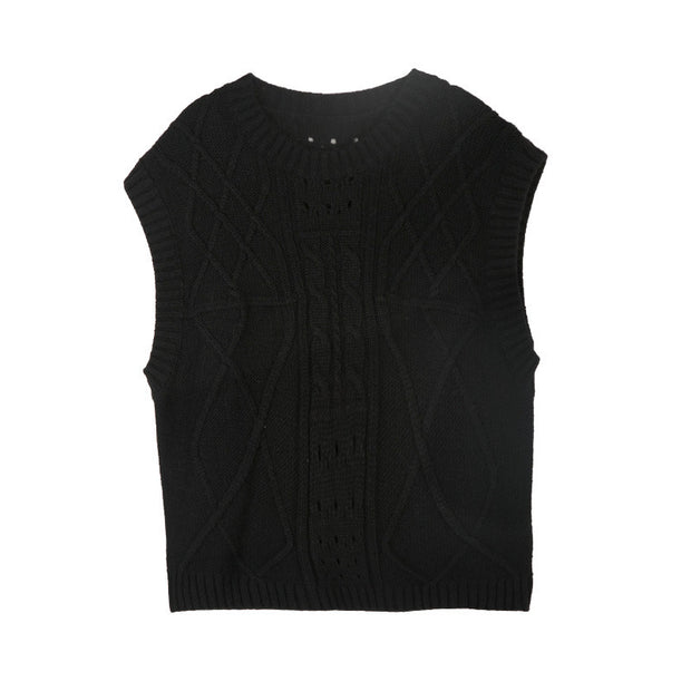 Mulan knitted vest vest