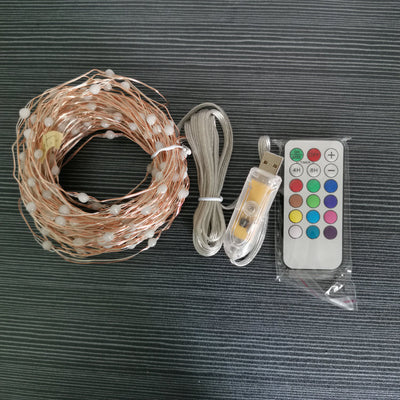LED copper wire string lights for Christmas decoration