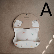 Baby Silicone Bibs, Baby Anti-slobber Bibs, Super Soft Food Supplement Rice Pockets For Feeding