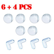 Free Shipping 10 Pcs Lot PVC Clear Edge Baby Safety Corner Protector, In Corners Of Table Cabinet Desk  Corner Rubber Angle