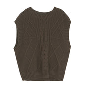 Mulan knitted vest vest