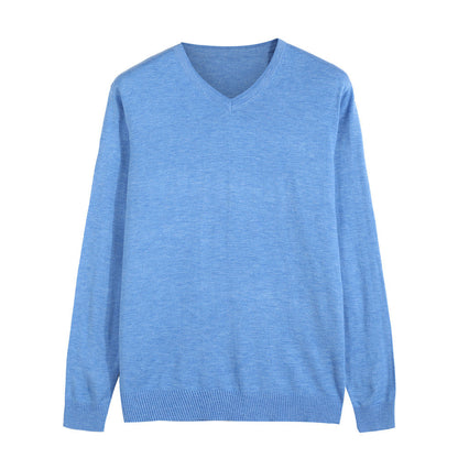 Cashmere sweater knit sweater men's casual sweater