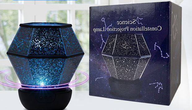 Children's rotating stars, dreamlike starlight night lights