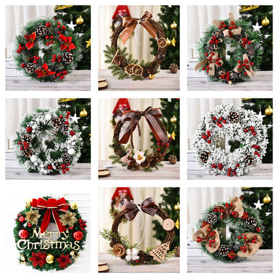 Christmas garland wreath decoration            