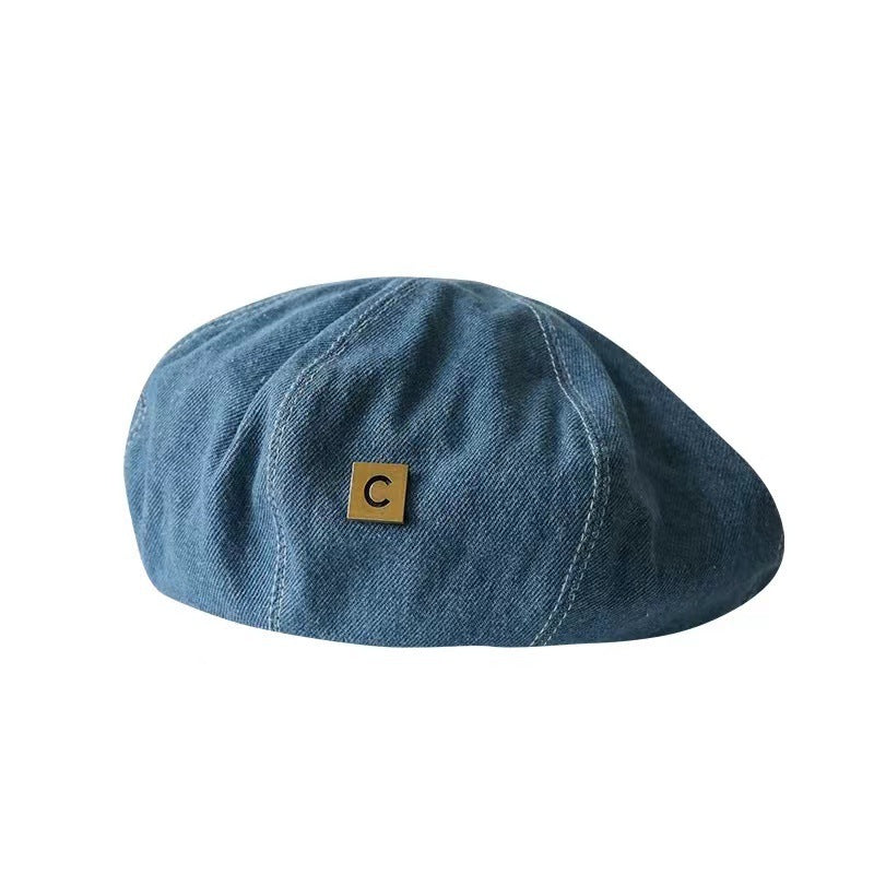 New C-letter Japanese Versatile Cowboy Beret