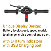 Personal Electric Scooter 36V 7.5AH 350W Foldable Commuting Escooter For Adults, Max Speed 12.5mph & Range 16 Miles, 220Lbs Max Load