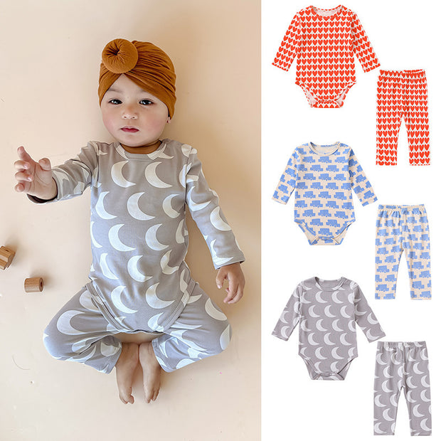 Baby Jumpsuit Cotton Triangle Rompers
