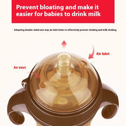 Simple And Portable Baby Weaning Tool Silicone Bottle