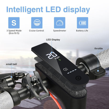 Hot Sale 8.5 Inch Tire Dual Wheel 350w 10.4A Battery Powerful  Electric Scooter