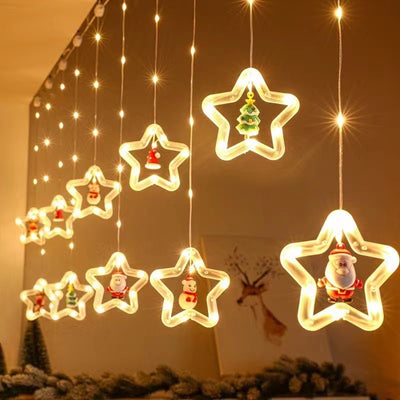 Indoor window decoration LED Christmas string lights