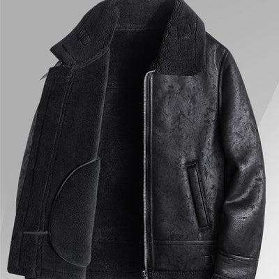 men’s lamb wool winter coat