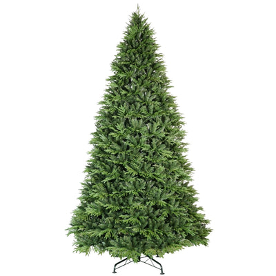 4-foot PE PVC hybrid artificial Christmas tree with steel wire