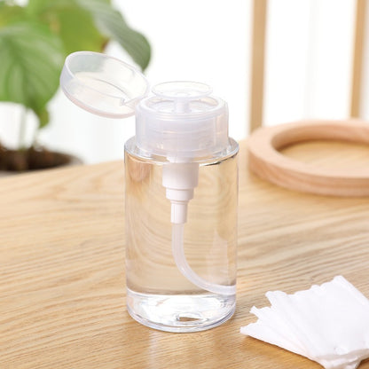 6pcs Portable Travel Push Pump Dispenser Bottle  Empty Mini Travel Size Bottle For Toner And Makeup Remover