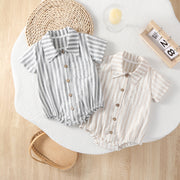 Baby Thin Short Sleeve Rompers Casual