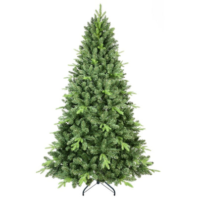 6-foot artificial green Christmas tree with 1339 PVC tips